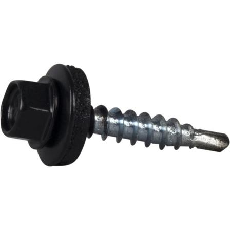 ESSVE 64917 Kateruuvi 4,8 x 28 mm, porakärki, 250 kpl Musta (RR33), Kiinnitys