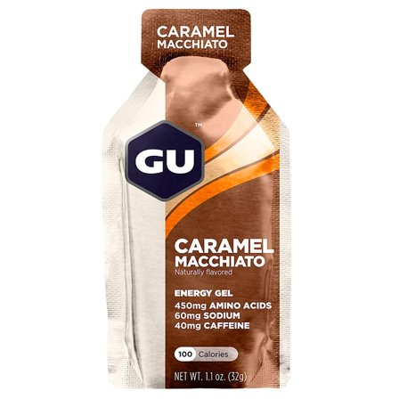 GU Caramel Macchiato Gel Caramel Macchiato 32 g, Sport & Velvære, Protein & Energi, Energigel