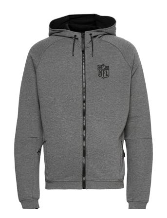 Nfl Mono Premium Graphic Fz Hoodie Grey Fanatics