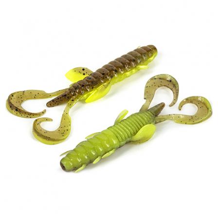 Molix Freaky Craw 10cm (5pcs) - UV Brown Cream Pepper