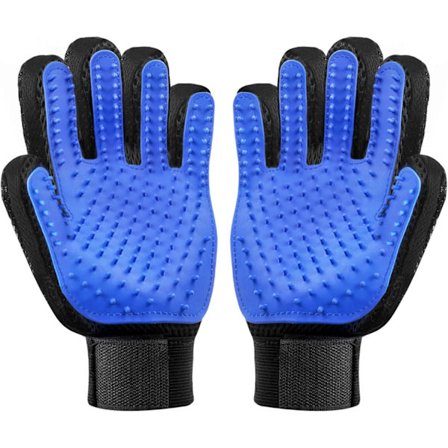 2-delt sæt Kæledyrshårfjerningshandsker katte- og hundeplejehandsker