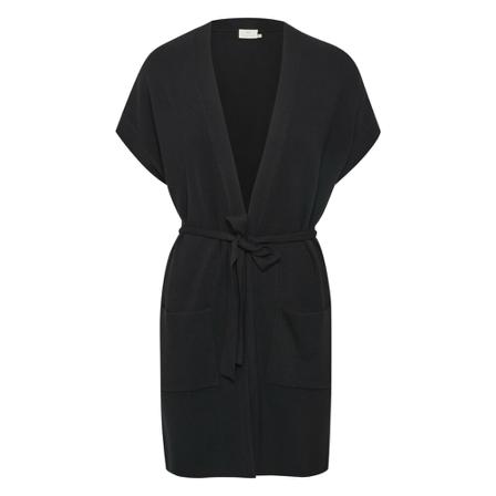 Kaffe KAmolly Knit vest , Zwart , Dames , Maat: S
