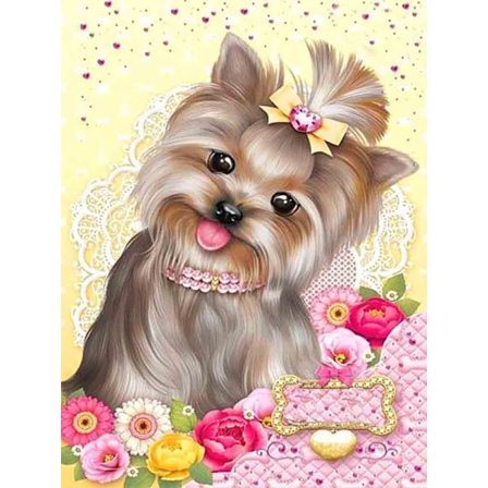 30 x 40 cm, timanttimaalauskirjonta timanttimaalauskanvas 5