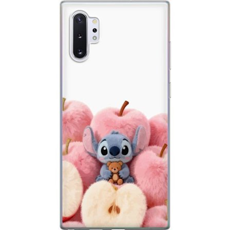 Kompatibel Mobilcover til Samsung Samsung Galaxy Note10+ Farverig collage med futuristiske pigegruppe karakterer, hjerter og glitter i moderne pop og