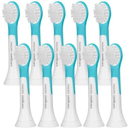 Tandborsthuvuden - Philips - HX6034 33 - Barn 3 år och äldre - Mjuka borststrån - Förpackning med 10 stycken