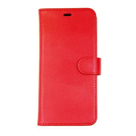 Flip Stand Leather Case For iPhone XS Max Red