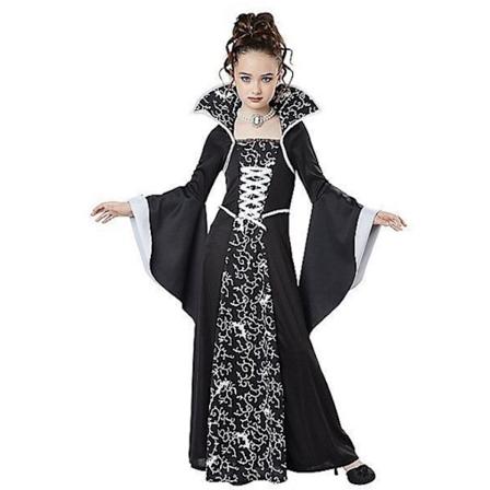 Vampyrkostumer til børn og piger, Halloween-heksekostumer white 160cm
