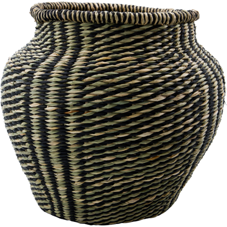 House Doctor Vilo Kurv Sjøgress Sort