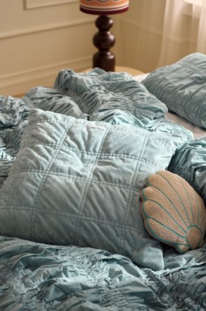 Staycation - Putetrekk Pleasent - Grønn - Pynteputer & putetrekk - 60X60 - Fra Homeroom