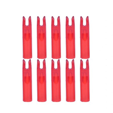 (pow yeah!) 50 stk. røde pilebuer jagtpil haler tilbehør indre pileende egnet til 6 mm skaft