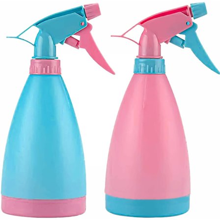 Pxcl 2 stk. 500 ml havespray Spray Trigger Spray Lækagesikker rengøringsspray til havekøkken pink blå KAL