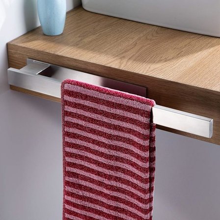 Selvklebende håndkleholder uten boring Håndkleholder for bad eller kjøkken 39cm