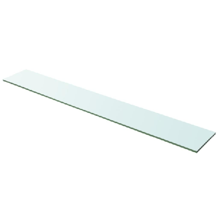 Vidaxl Hyllplan 2 St Glas Genomskinlig 100x15 Cm Transparent