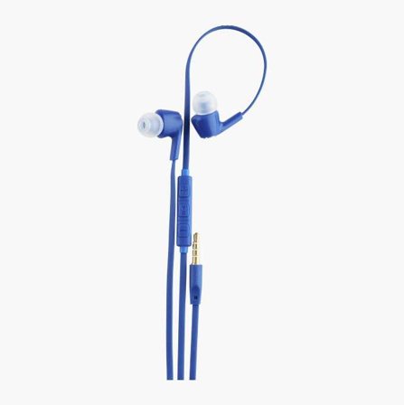 In-ear-hörlurar 3.5 mm kontakt blå