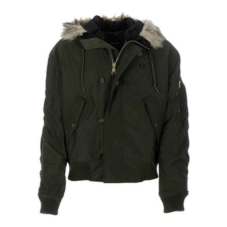 Fred Perry - Vinterjackor - Grön - Herr - Storlek: M, Herr, Storlek: M