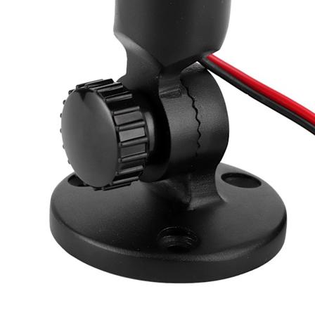 Justerbar LED Allround Ankerlys Seilskute Yacht Signal Pære Foldbar Vanntett 360° Rund 12V24V(9in )