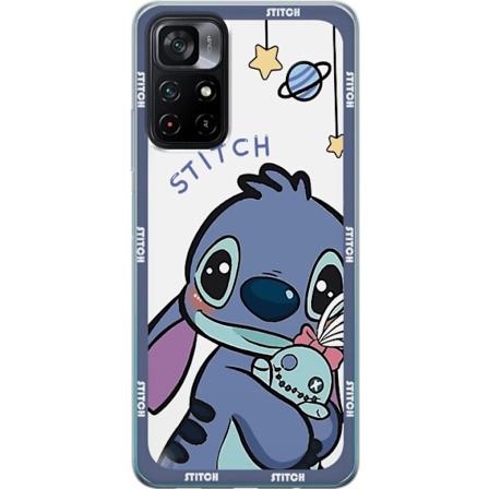 Xiaomi Poco M4 Pro 5G Genomskinligt Skal Stitch rymden