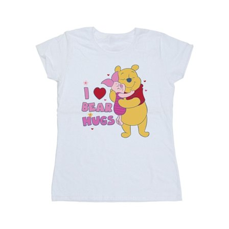 Disney Dam/Kvinnor Nalle Puh Mamma Bästa Kramar Bomull T-shirt
