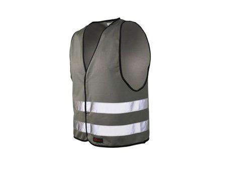 REFLECTIL Reflexväst Kardborre M Grå - Lyreco - Skola och förskola - Idrott, hälsa och rörelse - Västar, reflexer och promenadrep