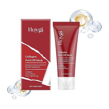 Hoygi Collagen Tear ansiktsmask är skonsam, återfuktande, fuktgivande, uppstramande och appliceras på huden. Tear ansiktsmask