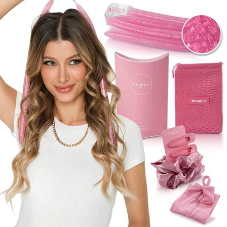 7 Pcs Hair GelCurler Express Curl Kit Heatless Curling Rod Headband DIY Wave Formers Lazy Curler Long Hair Wrap Styling Tools