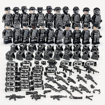 Black Swat 22 Small Particle Assembled Diy Building Blocks