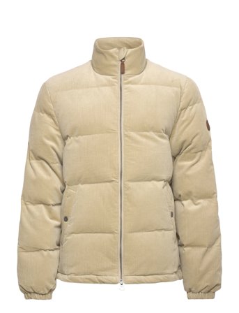 GANT Cord Puffer Jacket - Beige - XXL