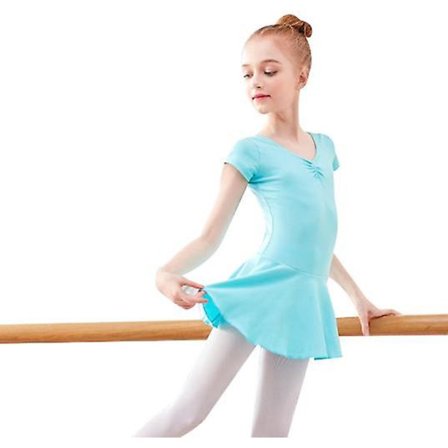 Balletkjole Kortærmet Med Sløjfe Til Piger