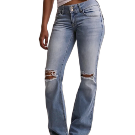 Lågmidjade jeans