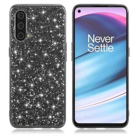Glitter OnePlus Nord CE 5G Suojakotelo - Musta Black