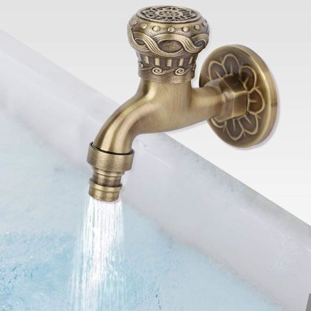 *Premium Vattenkran Hållbar Mässing Antik Kökskran Wa*