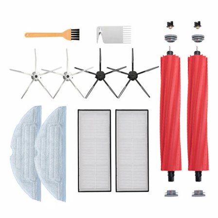 Tillbehör för Roborock S7, S7 Plus, S7 Maxv, S7 MaxV Plus, S7 MaxV Ultra, T7+, 16 Delar Ersättningsdelar för Roborock S7 Sugstation, 4