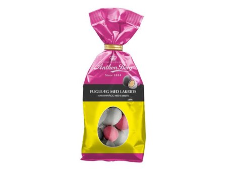 ANTHON BERG Godis Marsipanägg Lakrits 124g - Lyreco - Kök och servering - Ätbart - Godis och choklad