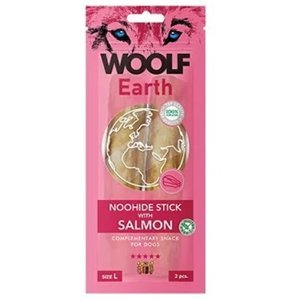 Woolf Earth Noohide Stick, Salmon L, 2 stk