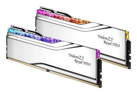 G.SKILL 32B (2x16) DDR5 6400MHz Trident Z5 Royal Neo RGB Silver (AMD) CL30 1.40V