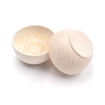 57 * 30MM Smll malt treskål for barn DIY trehåndverk 1pc