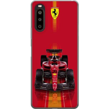 Yhteensopiva Puhelinkuori Sony Sony Xperia 10 II Ferrari Formula 1 -auto ikonisessa punaisessa muotoilussa urheilullisella tarkkuudella