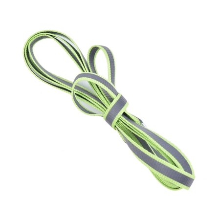 2 st 120cm Platt reflekterande löparskosnören Safety Luminous Gl Green GN
