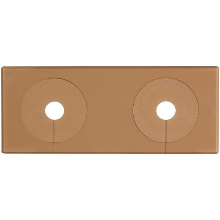 Faluplast 51469 Dækroset delelig, 12-22 mm Dobbelt, brun, Installation