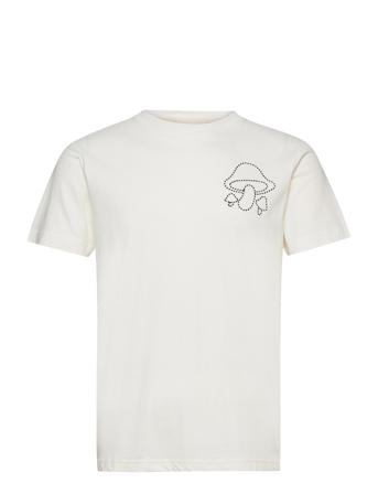 Embriodered T-Shirt White Far Afield