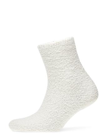 Teddy Socks Lingerie Socks Regular Socks Hvit Missya*Betinget Tilbud