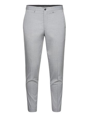 Slhslim-Mylologan Lt Gry Crop Trs B Grey Selected Homme
