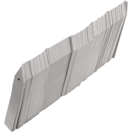 Kasvi merkit, muovi kasvi taimitarha puutarha merkit, puutarha panos merkit (500 kpl, valkoinen)