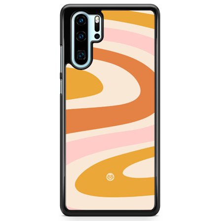 Bjornberry Hårdskal Huawei P30 Pro - Orange 70-tal