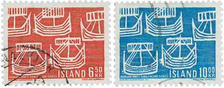 Island - AFA 427-428 - Stemplet