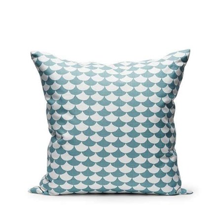 Littlephant Kuddfodral Waves 50x50cm Vit/blå Kuddar Blå 50x50 cm