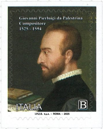 Italien - Giovanni Pierluigi da Palestrina - Postfrisk frimærke