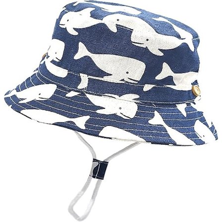 Baby Print sommarstrandhatt med justerbar hakrem för barn ( 2-4 år)