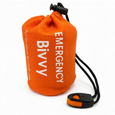 4-pak Vandtæt Termisk Nødsovepose til Udendørs Brug Camping Overlevelse Bivuakpose Orange