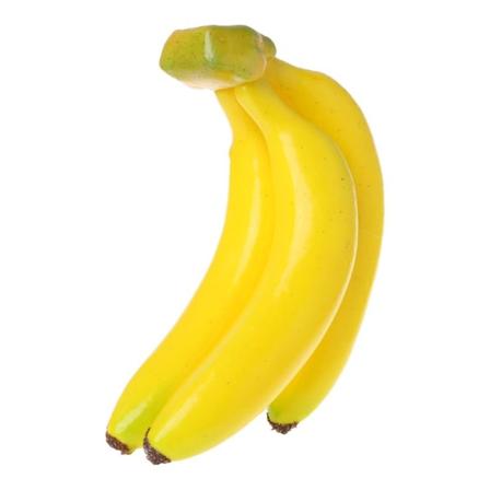 Realistisk naturtro kunstig bananbundt frugt Fake Display Prop Dekorativ Fo
